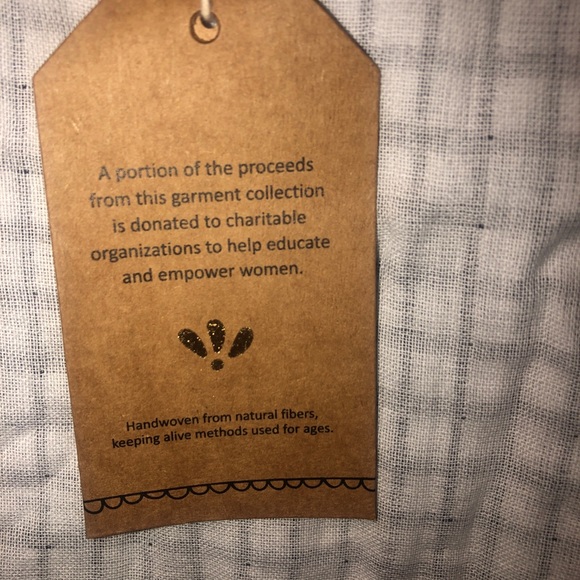 Embellish by creative co op Cotton dress size l - Picture 7 of 10